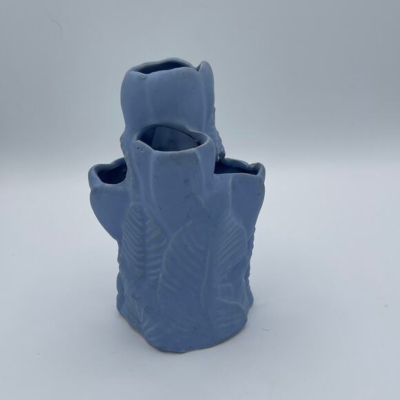 Niloak Art Deco Blue Tulip Vase - Picture 3 of 15